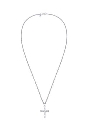 VINTAGE BALL CROSS - Halskette - silberfarben