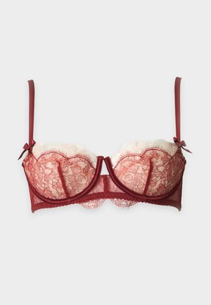 Agent Provocateur VITORIA - Soutien-gorge à balconnet - burgundy/blush