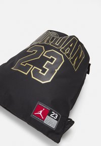 Jordan JAN GYM SACK UNISEX - Mochila de deporte - black/gold