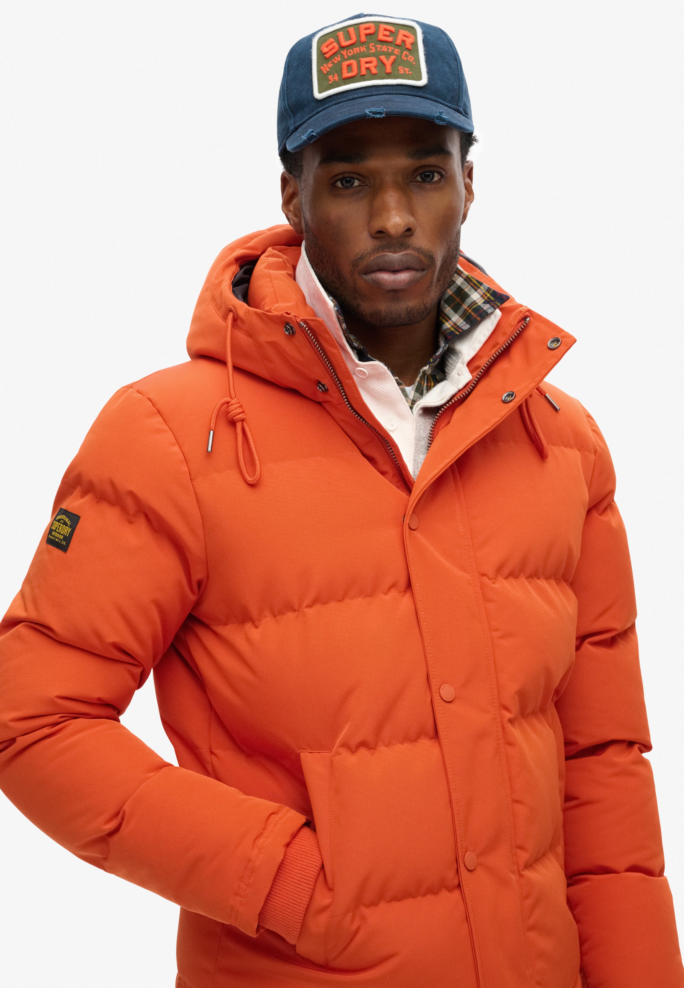 Superdry & Co EVEREST HOODED PUFFER - Veste d'hiver - pureed