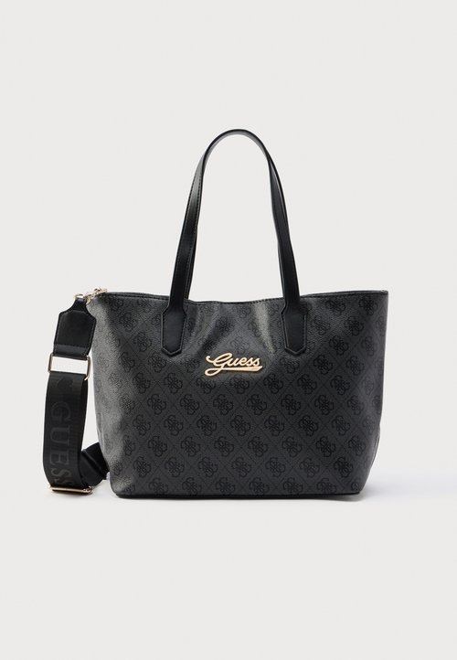 Guess SHOPPING BAG UNISEX - Geantă de mână - jet black