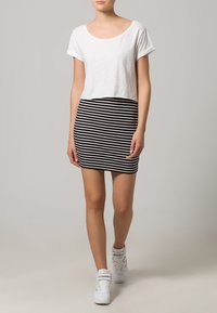 Zalando Essentials 2 PACK - Kokerrok - black/black&white stripes