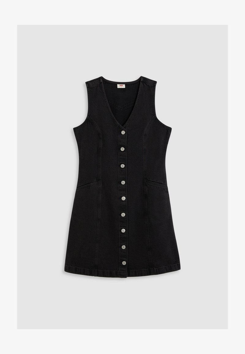 Vest Robe Levi's® VIANNA VEST DRESS - Robe en jean - capturing moments/denim noir ...