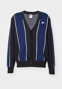 CLUB - Kardigán - black/midnight navy/white