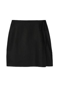 LIMA - Suknja na preklop - black