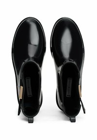 Tommy Hilfiger BELTED CLEAT RAIN - Gummistøvler - black