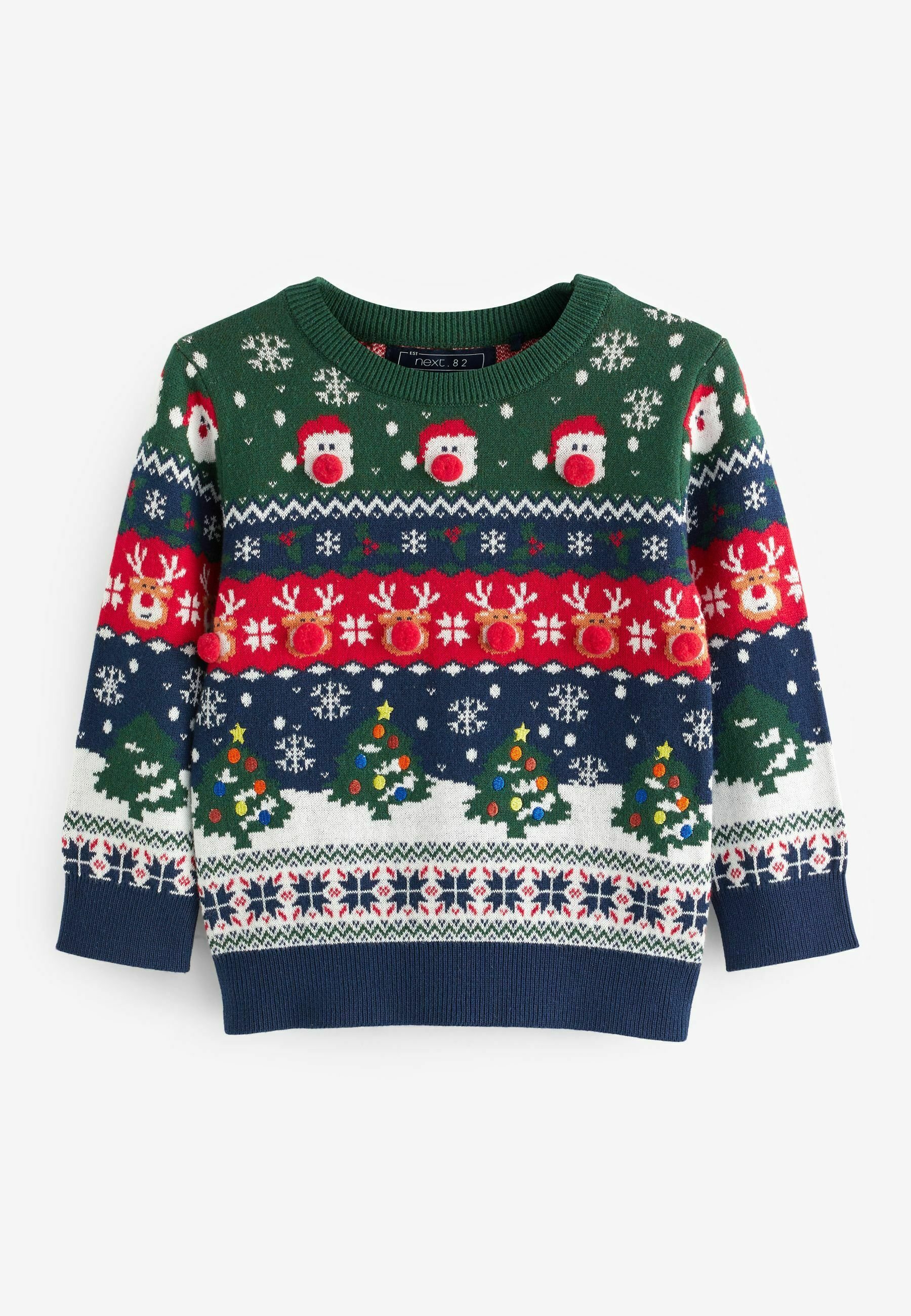 Next MATCHING FAMILY CHRISTMAS STANDARD - Trui - green/groen - Zalando.nl