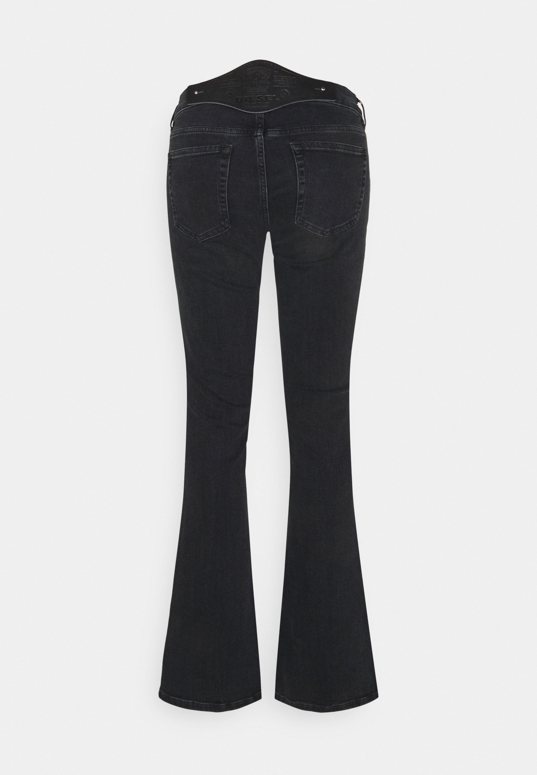Diesel D-EBBEY-X-SP1 - Jeans a zampa - washed black/nero - Zalando.it