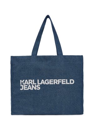 LOGO SHOPPER  - Shopper - washed mid blue