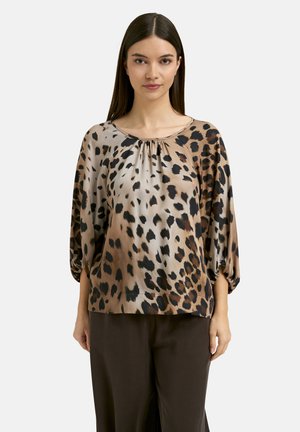 Smith&Soul, SMITH&SOUL BLUSE MIT BALLONÄRMELN UND PRINTMUSTER - Bluse - dark chocolat