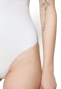 ONLY ONLALINE SWIMSUIT - Μαγιό - cloud dancer