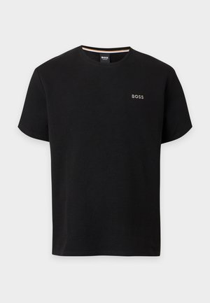 BOSS, WAFFLE T-SHIRT 10269584 01 - Обикновена тениска - black