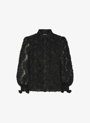 Pieces Overhemdblouse - black