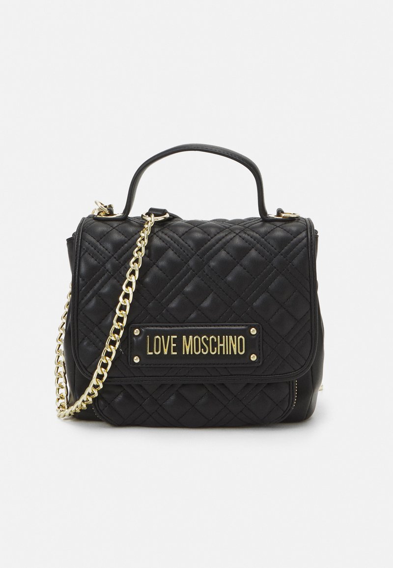 Love Moschino QUILTED BAG TOP HANDLE Handtas nero/zwart Zalando.nl