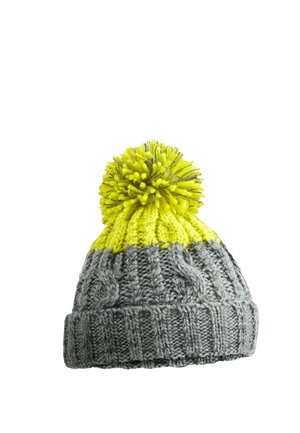 MIT FLEECEFUTTER - Mütze - gelb