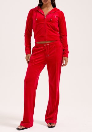 Felpa con zip - red