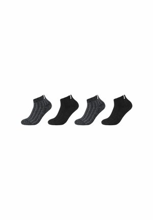 s.Oliver 4 PACK SNEAKER - Socken - black
