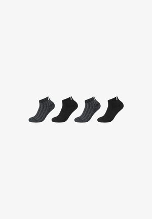 s.Oliver 4 PACK SNEAKER - Calze - black