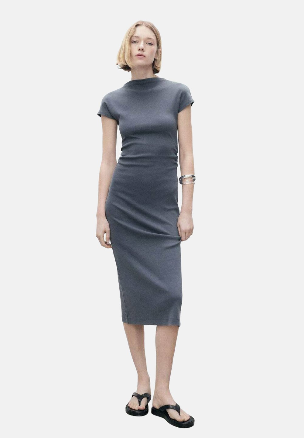 Mango CARROT - Shift dress - grey - Zalando.ie