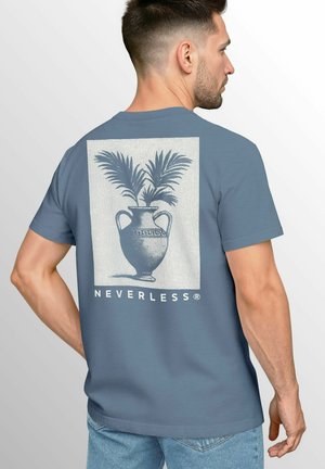 T-Shirt print - denim blue