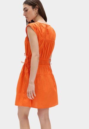 Marks & Spencer, TIE DETAIL WAISTED MINI - Hverdagskjole - orange