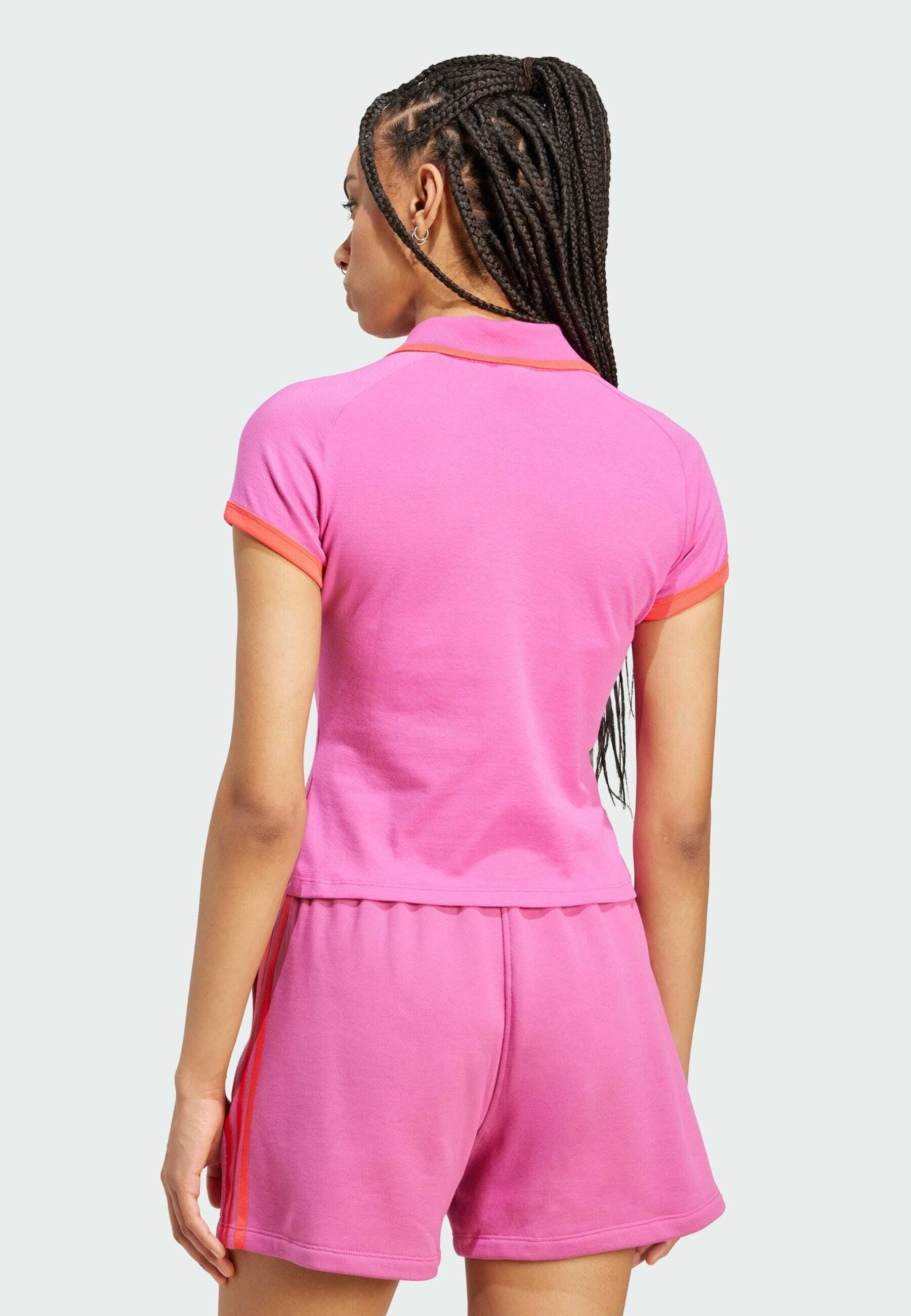 売れ筋商品|||アディダスオリジナルス Tシャツ レディース トップス Polo shirt - semi lucid fuchsia adidas Originals Polo shirt - semi lucid fuchsia/pink - Zalando