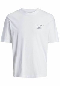 Jack & Jones Junior CREW NECK - T-shirt con stampa - bright white