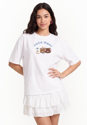 myMo, POP - T-shirt print - white