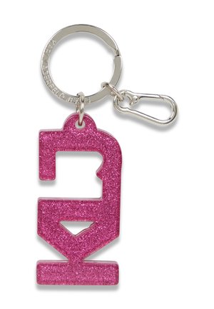 GLITTER KEYCHAIN UNISEX - Nøkkelring - very berry