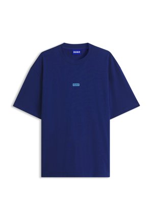 HUGO, NALONO - T-shirt con stampa - navy