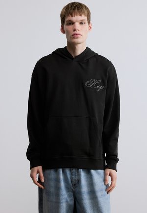 DALENTO - Felpa con cappuccio - black