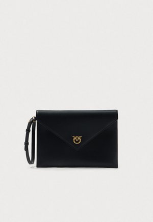 FLAT PURSE HANDLE - Väike käekott - nero/gold-coloured