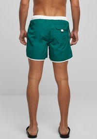 Urban Classics RETRO - Plaukimo šortai - white green