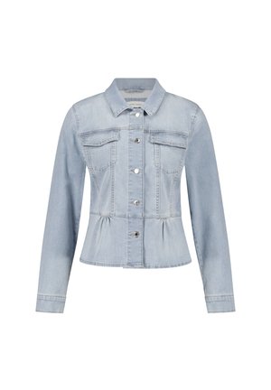 Gerry Weber MODISCHE MIT ANGESETZTEM SCHÖSSCHEN - Denim jacket - light blue denim mit use