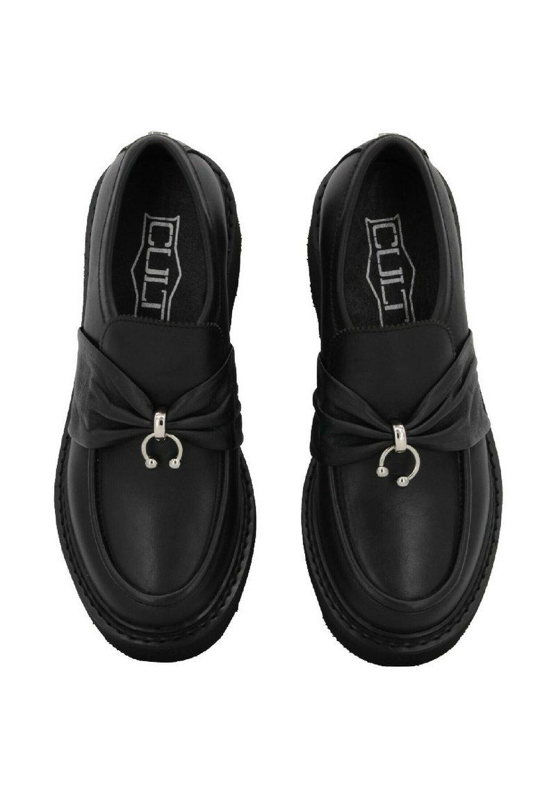 Cult Mocassini Grace In Pelle Per Donna - Zeppa 6 Cm | Modello CLW392300 Nero - Foto 9