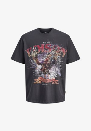 Jack & Jones JORBAND TEE CREW NECK - T-shirt con stampa - asphalt