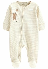 Next BEAR 3 PACK - Strampler - oatmeal cream