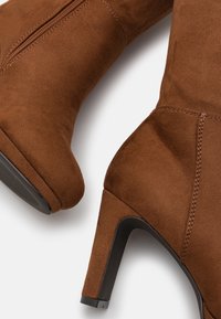 Anna Field Wide Fit Botas de tacón - cognac