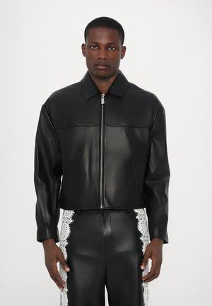 Leather jacket - black