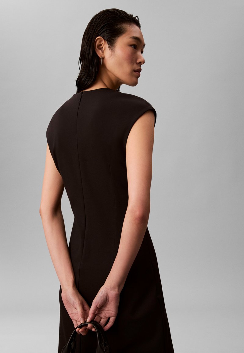 Calvin Klein PONTE STRAIGHT SHIFT DRESS - Day dress - black - Zalando.ie Calvin Klein PONTE STRAIGHT SHIFT DRESS - Day dress - black - Zalando.ie