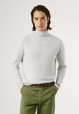 ANDRE TURTLE NECK - Jumper - light grey marl