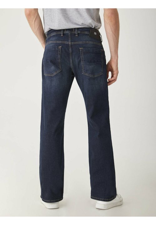 HUGO - Twee paar enkelsokken van een katoenmix - Wit / Blauw