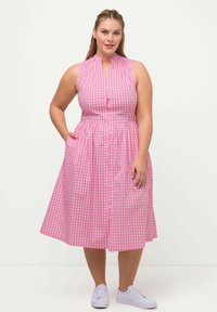 Ulla Popken Abito a camicia - pink