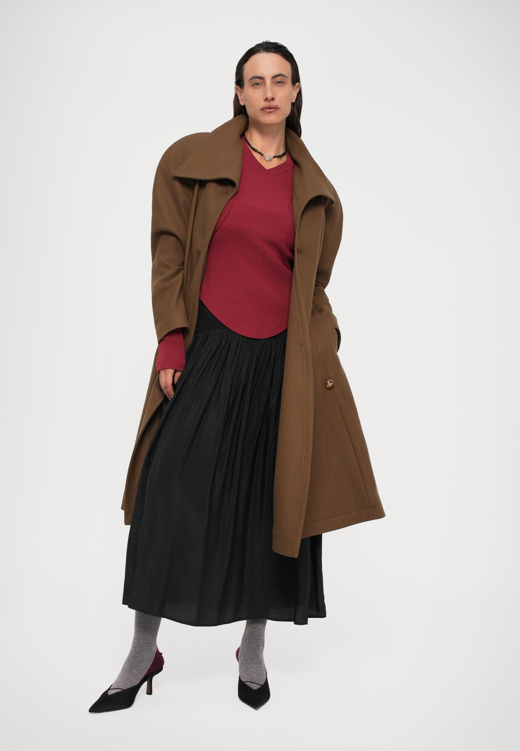 【週末SALE】Vivienne Westwoodオーバーサイズスプリングコート Vivienne Westwood BREEZE COAT - Classic coat - camel/light brown