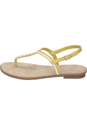 Rieker T-bar sandals - yellow weiss