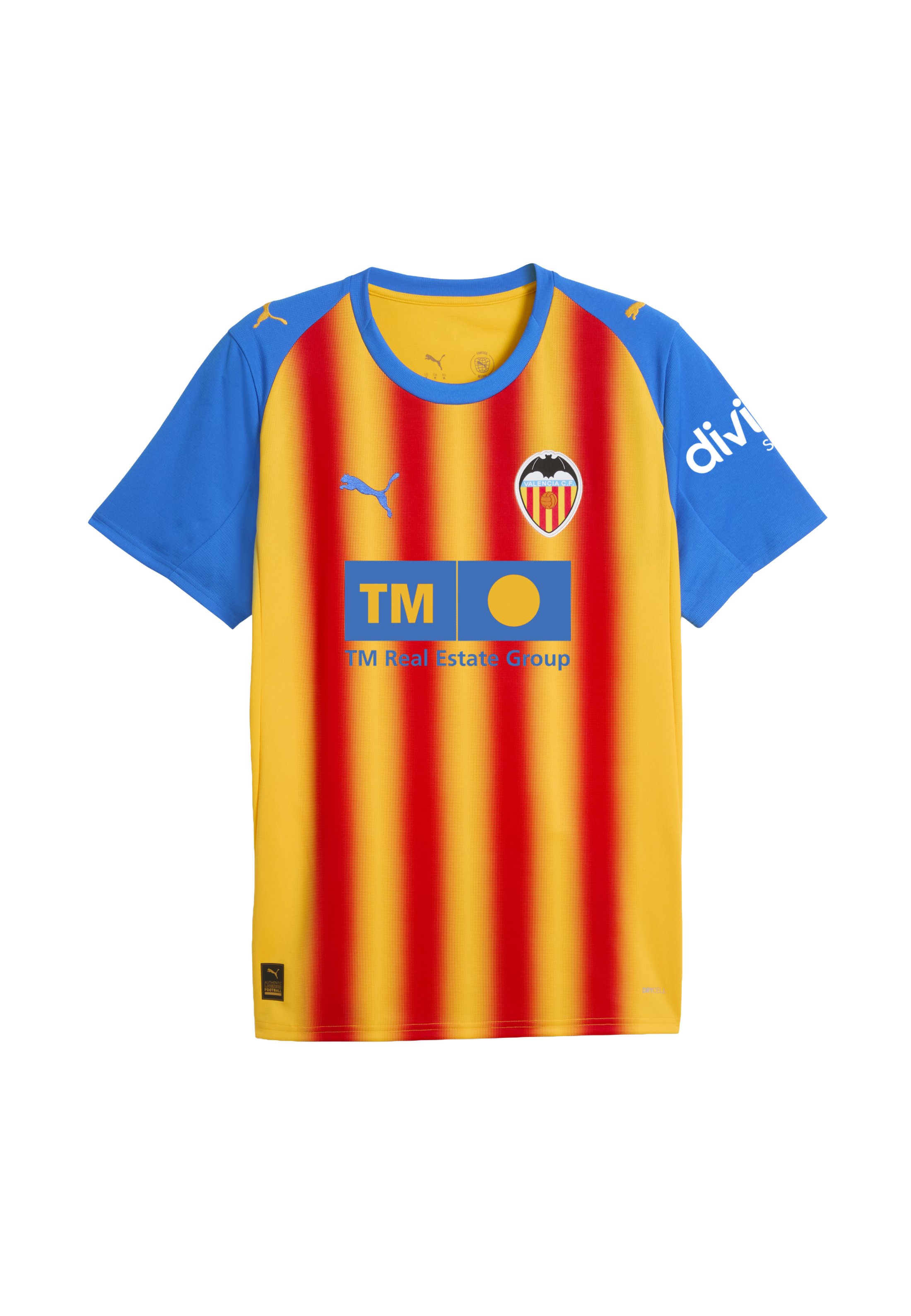 Puma VALENCIA CF 25/26 - Triko s potiskem - sport yellow- red