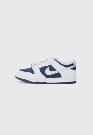 DUNK LOW UNISEX - Sneaker low - white/light armory blue/deep royal blue