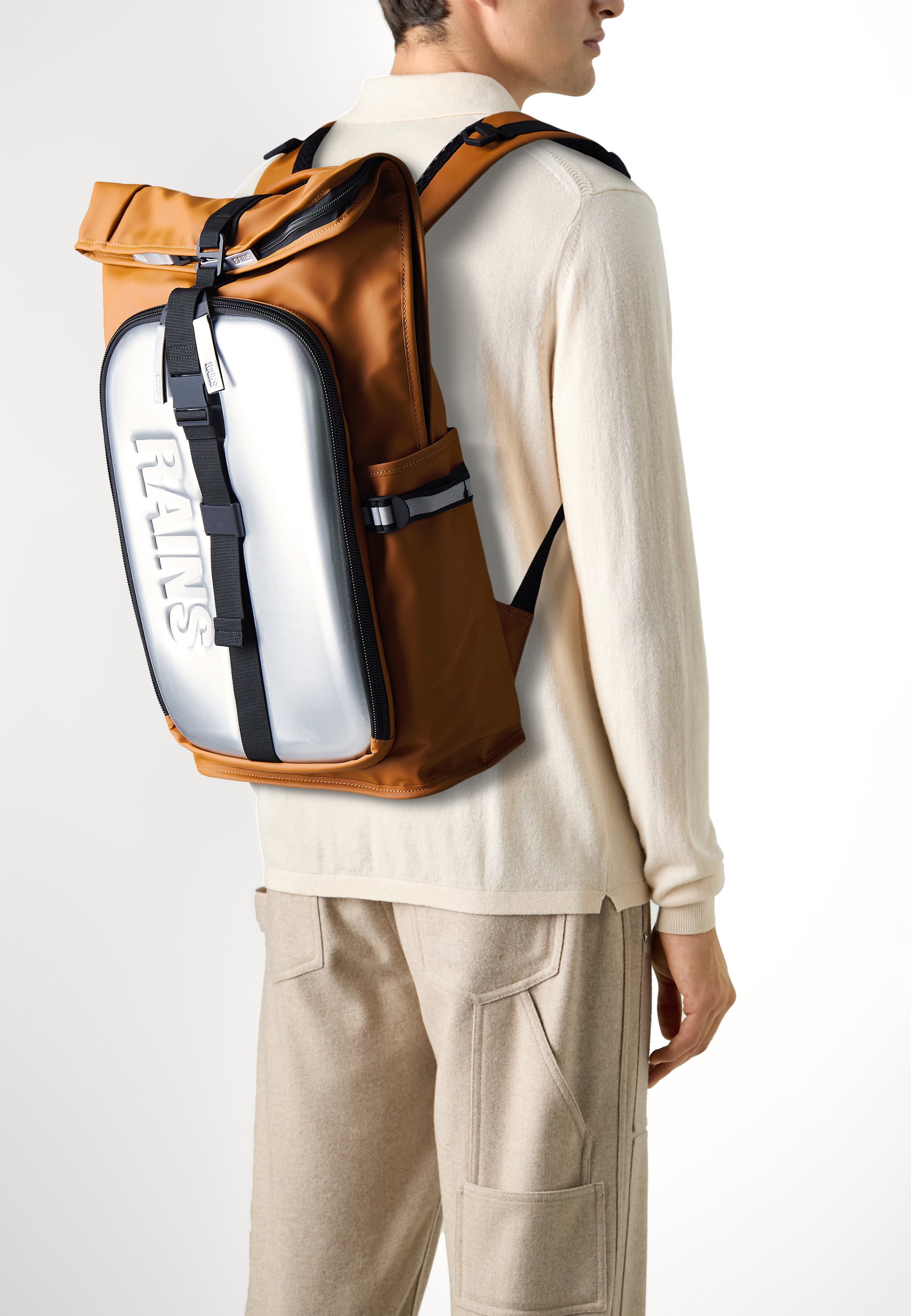 rains rust backpack Rains TEXEL MOULDED UNISEX - Rucksack - rust/orange