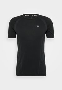 TECHNICAL SEAMLESS CREWNECK - Sportovní tričko - black