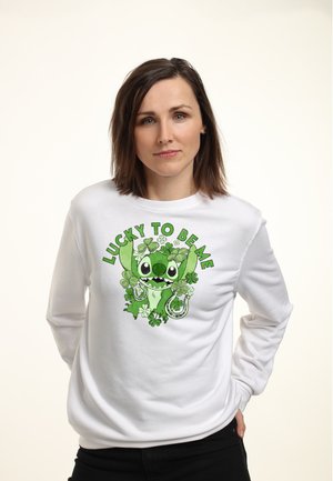 LILO & STITCH SHAMROCK STITCH - Sweatshirt - white